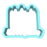 Happy Birthday Candles Cookie Cutter | Stamp | Stencil #1