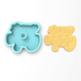 Happy Birthday Cookie Cutter | Stamp | Stencil #1