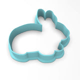 Happy Easter Bunny Cookie Cutter | Stamp | Stencil #4