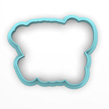 Happy Easter Cookie Cutter Stamp & Outline #1