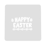 Happy Easter Daisy Eggs Cookie Cutter | Stamp | Stencil #1 Animals & Dinosaurs Cookie Cutter Lady MINI - 2 Inches (5cm) Stencil ONLY 