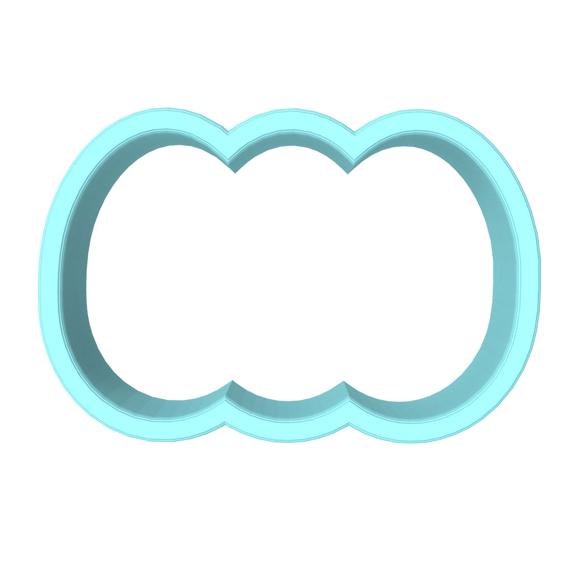 Happy Easter Eggs Name Cookie Cutter | Stamp | Stencil #1 Animals & Dinosaurs Cookie Cutter Lady MINI - 2 Inches (5cm) Cookie Cutter ONLY (Outline) 