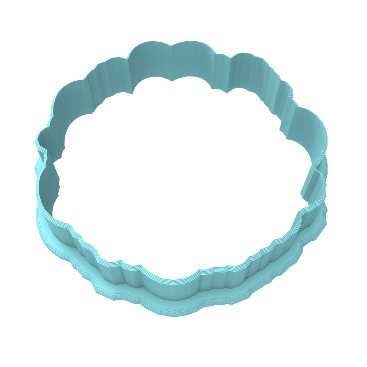 Happy Easter Wreath Cookie Cutter  Stamp & Outline #1