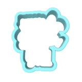 Happy Easter Y'all Cookie Cutter | Stamp | Stencil #1 Animals & Dinosaurs Cookie Cutter Lady MINI - 2 Inches (5cm) Cookie Cutter ONLY (Outline) 