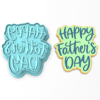 Happy Father's Day Cookie Cutter | Stamp | Stencil #1