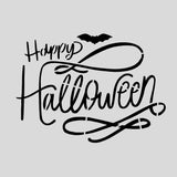 Happy Halloween Bat Cookie Cutter | Stamp | Stencil #2