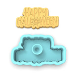 Happy Halloween Web Cookie Cutter | Stamp | Stencil #1 Halloween / Fall Cookie Cutter Lady 