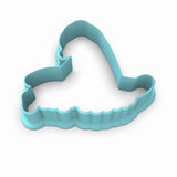 Happy Halloween Witch Cookie Cutter | Stamp | Stencil #1