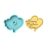 Happy Mother's Day Hearts Cookie Cutter | Stamp | Stencil #4 Animals & Dinosaurs Cookie Cutter Lady 