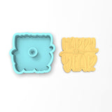 Happy New Year Cookie Cutter | Stamp | Stencil #2