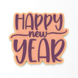Happy New Year Cookie Cutter | Stamp | Stencil #2