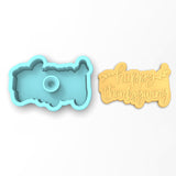 Happy Thanksgiving Cookie Cutter | Stamp | Stencil #3