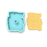 Happy Thanksgiving Text Cookie Cutter | Stamp | Stencil