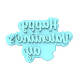 Happy Valentine's ay Cookie Cutter | Stamp | Stencil #1 Wedding / Baby / V Day Cookie Cutter Lady MINI - 2 Inches (5cm) Stamp ONLY 