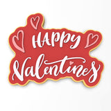 Happy Valentine's Cookie Cutter | Stamp | Stencil #1