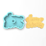 Happy Valentine's Cookie Cutter | Stamp | Stencil #1