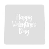 Happy Valentine's Day Cookie Cutter | Stamp | Stencil #4 Wedding / Baby / V Day Cookie Cutter Lady MINI - 2 Inches (5cm) Stencil ONLY 