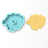 Happy Valentine's Day Heart Cookie Cutter | Stamp | Stencil #1