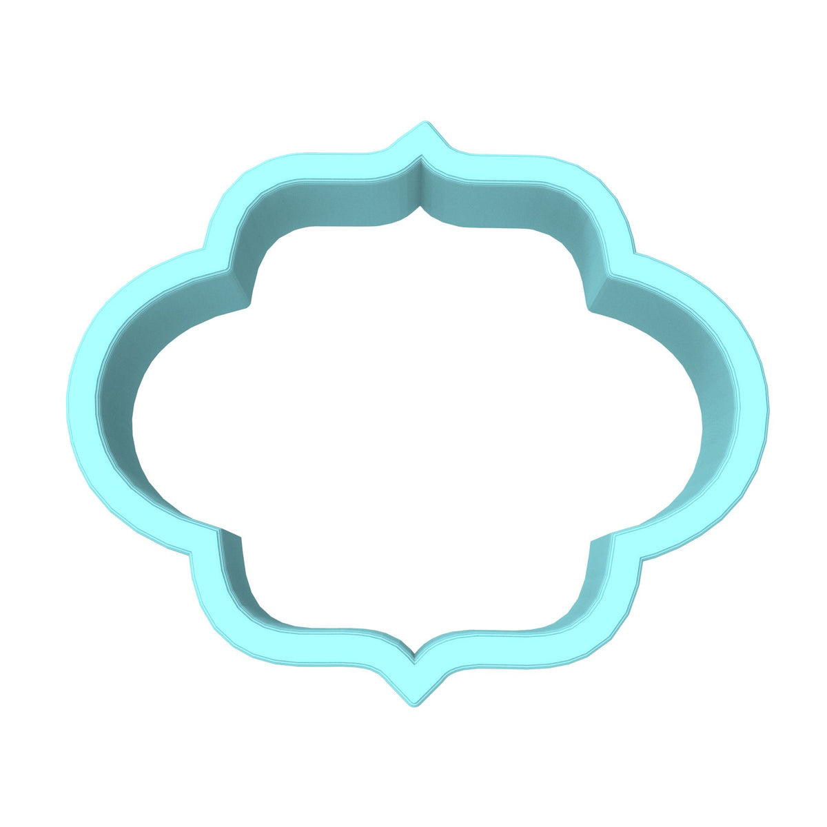Happy Valentine's Day Plaque Cookie Cutter | Stamp | Stencil