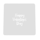Happy Valentine's Day Plaque Cookie Cutter | Stamp | Stencil