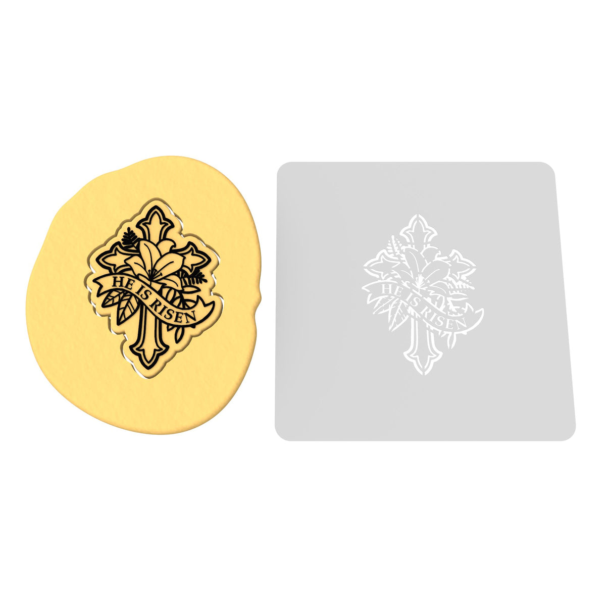 He is Risen Cookie Cutter | Stamp | Stencil #1