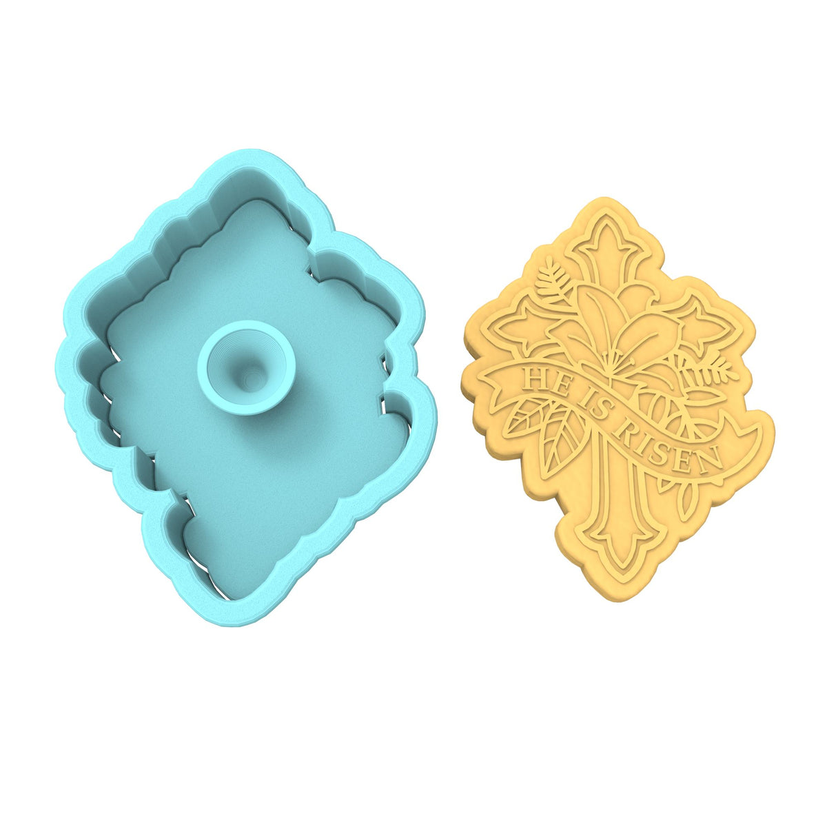 He is Risen Cookie Cutter | Stamp | Stencil #1