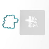 He is Risen Cookie Cutter | Stamp | Stencil #2