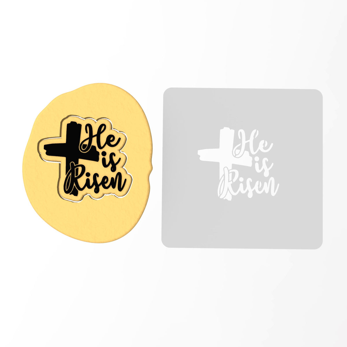 He is Risen Cookie Cutter | Stamp | Stencil #2