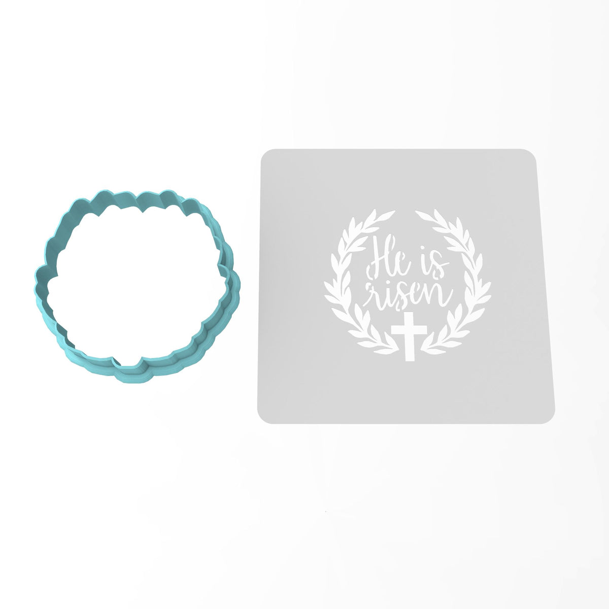 He is Risen Cookie Cutter | Stamp | Stencil #3