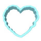 Heart of Hearts Cookie Cutter | Stamp | Stencil #1 Wedding / Baby / V Day Cookie Cutter Lady MINI - 2 Inches (5cm) Cookie Cutter ONLY (Outline) 