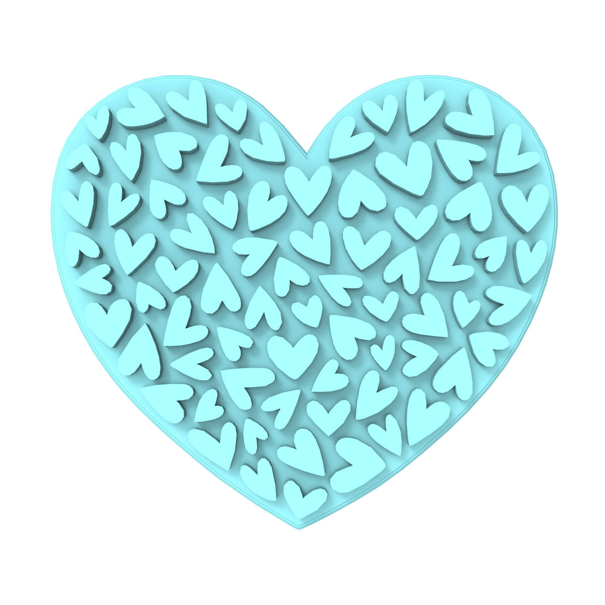 Heart of Hearts Cookie Cutter | Stamp | Stencil #2/B Wedding / Baby / V Day Cookie Cutter Lady MINI - 2 Inches (5cm) Stamp ONLY 