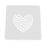 Heart of Hearts Cookie Cutter | Stamp | Stencil #2/B Wedding / Baby / V Day Cookie Cutter Lady MINI - 2 Inches (5cm) Stencil ONLY 