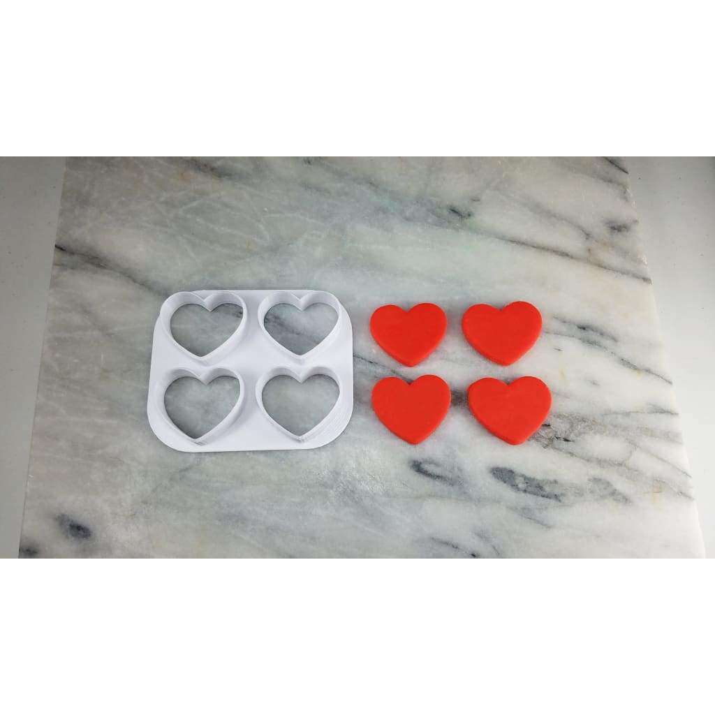 Heart Quadruple Cutter #1 ! - Wedding / Baby / V Day