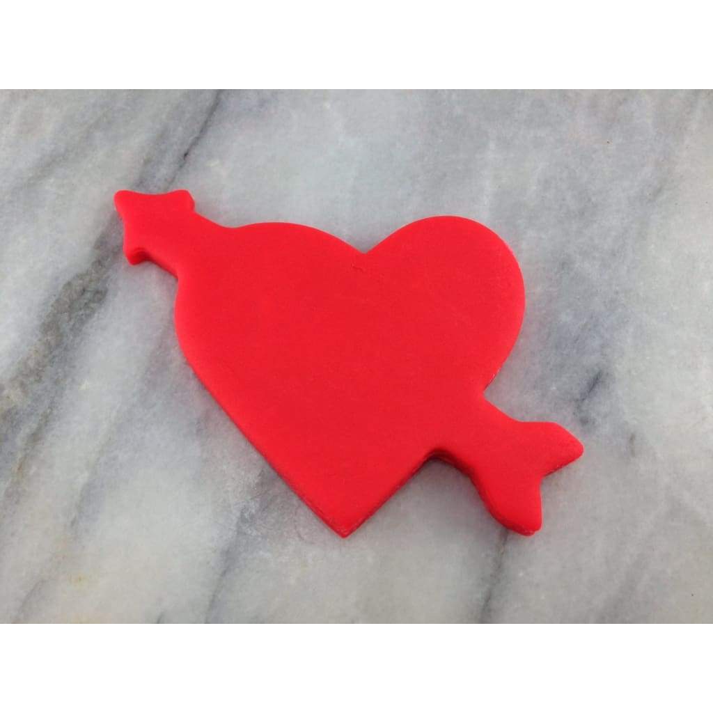 Heart with Arrow Cookie Cutter Outline - Wedding / Baby / V Day