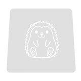 Hedgehog Cookie Cutter | Stamp | Stencil #1 Animals & Dinosaurs Cookie Cutter Lady MINI - 2 Inches (5cm) Stencil ONLY 