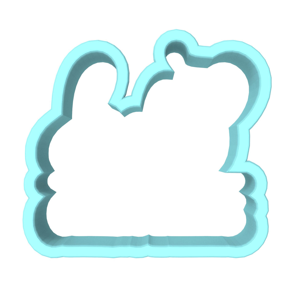 Hello Christmas Cookie Cutter | Stamp | Stencil #1