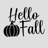 Hello Fall Cookie Cutter | Stamp | Stencil #2