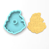 Hello Spring Cookie Cutter | Stamp | Stencil #1