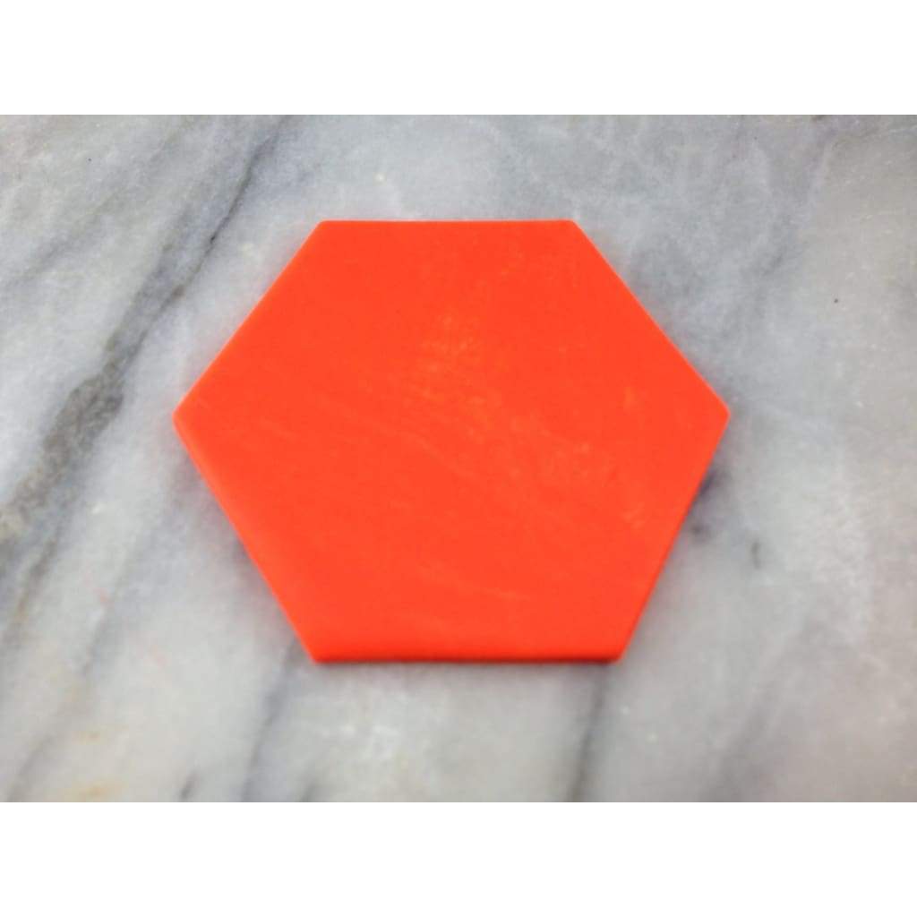 Hexagon Honeycomb Cookie Cutter Outline - Letters/ Numbers/ Shapes