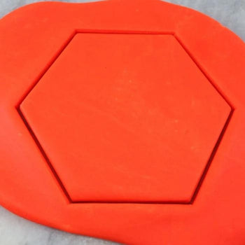 Hexagon Honeycomb Cookie Cutter Outline - Letters/ Numbers/ Shapes