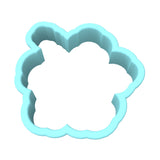 Hibiscus Cookie Cutter  Outline & Stamp #2