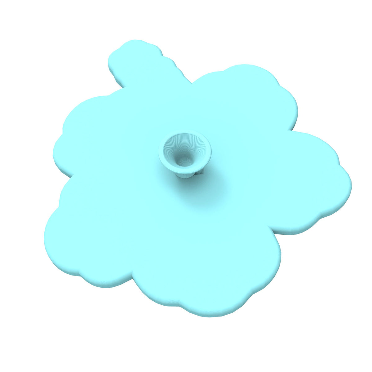 Hibiscus Cookie Cutter  Outline & Stamp #2