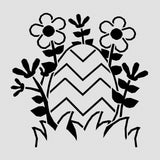 Hidden Easter Egg Cookie Cutter  Stamp & Outline #1