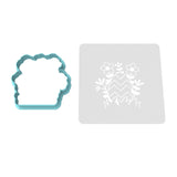 Hidden Easter Egg Cookie Cutter  Stamp & Outline #1