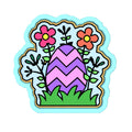 Hidden Easter Egg Cookie Cutter  Stamp & Outline #1