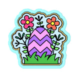 Hidden Easter Egg Cookie Cutter  Stamp & Outline #1