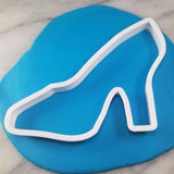 High Heel Cookie Cutter Outline #3 Girly / Dolls / Princess Cookie Cutter Lady 