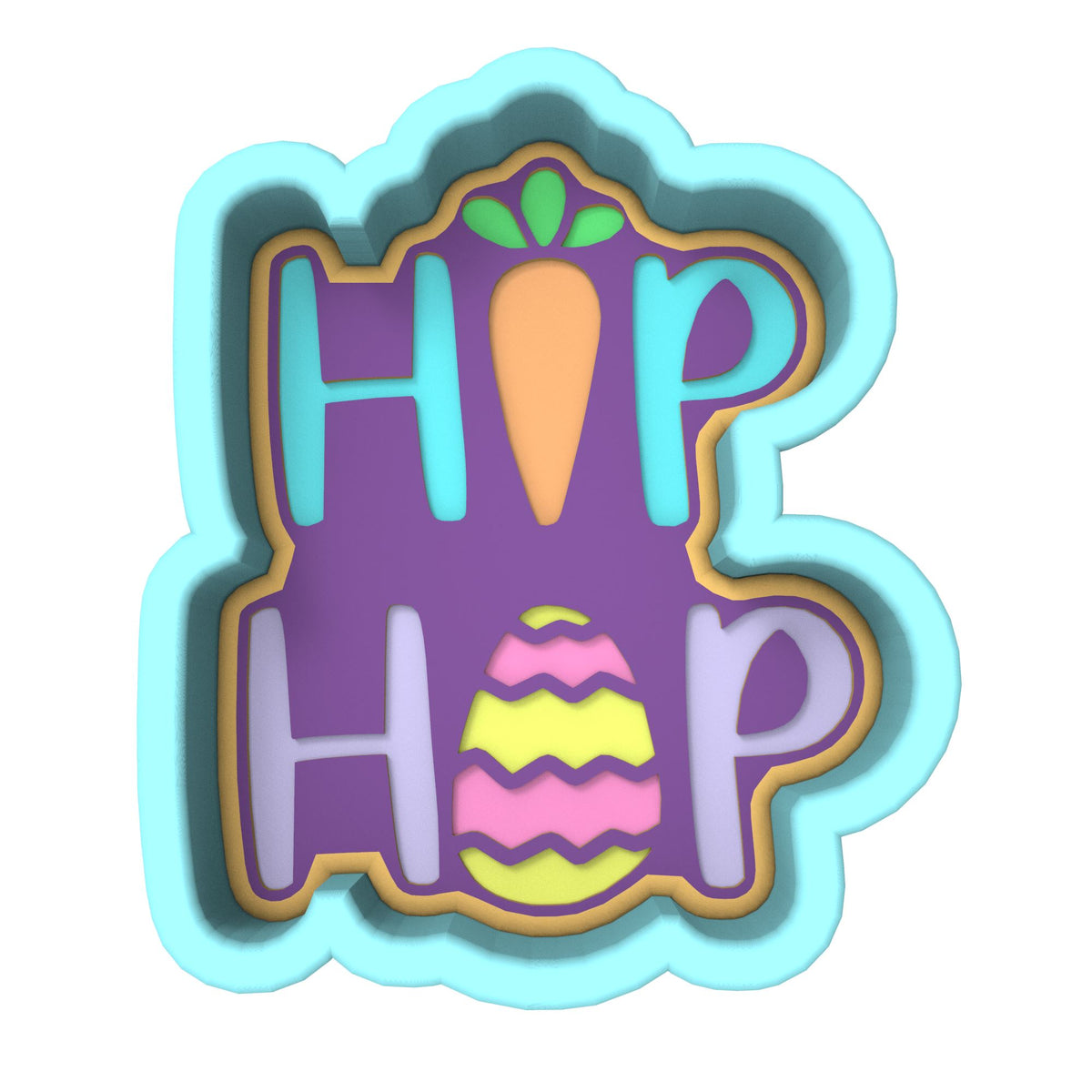 Hip Hop Cookie Cutter | Stamp | Stencil #1 Animals & Dinosaurs Cookie Cutter Lady 