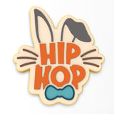 Hip Hop Easter Cookie Cutter | Stamp | Stencil #1