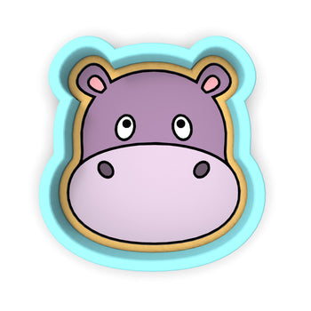 Hippo Cookie Cutter | Stamp | Stencil #1